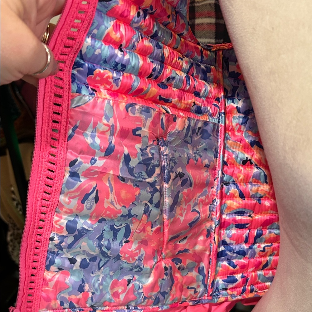 Lilly Pulitzer Pink Ruffle Vest - Picture 6 of 10